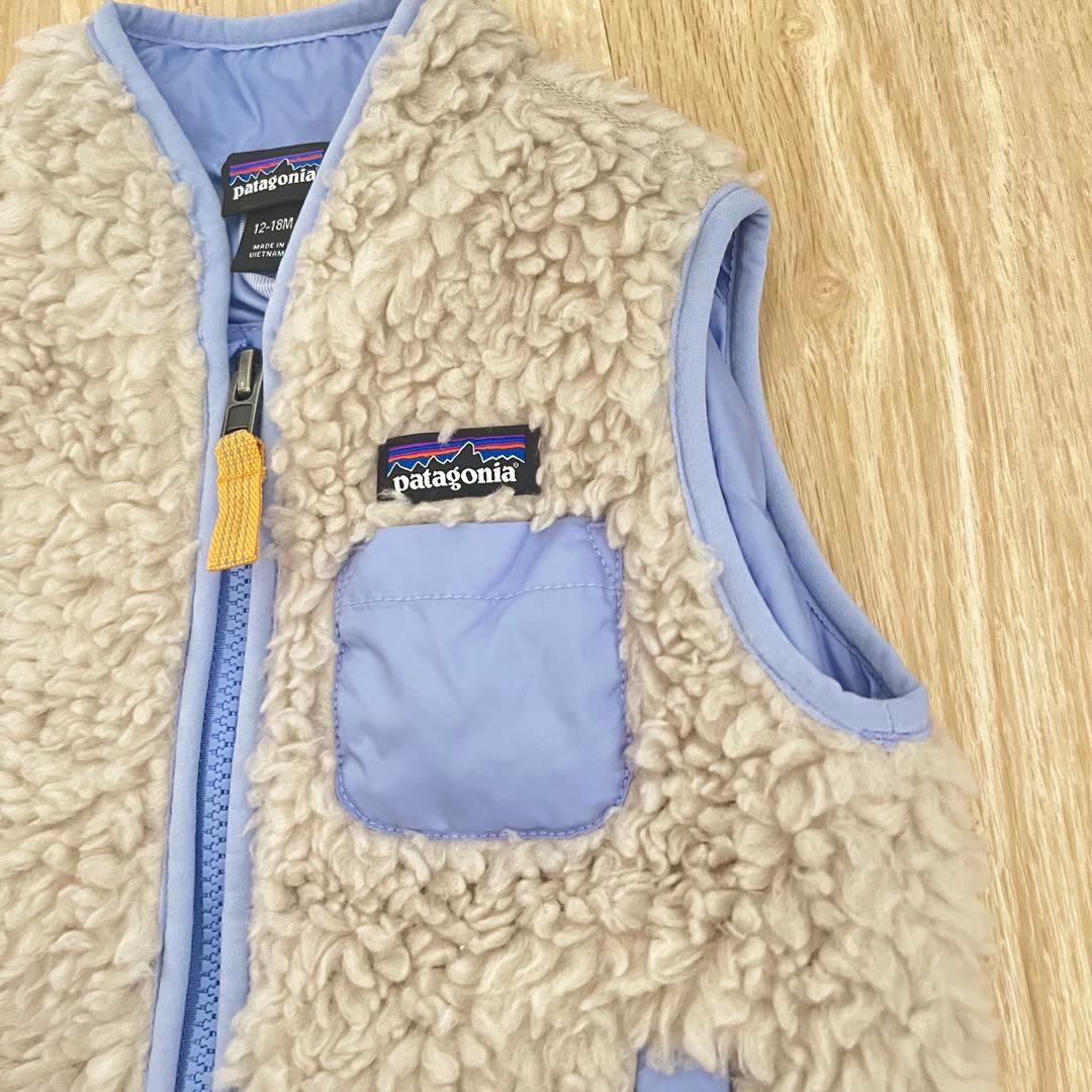 美品PATAGONIA|パタゴニアBABY VEST/ベビーベスト12-18M