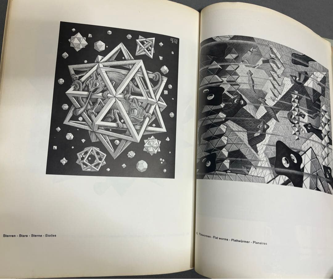 洋書 エッシャー 画集&解説本2冊セット ドイツ語 英語