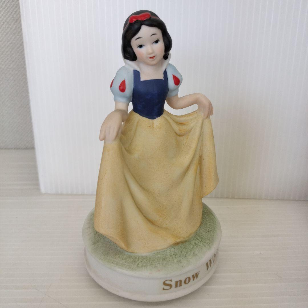白雪姫と７人の小人 オルゴール　陶器