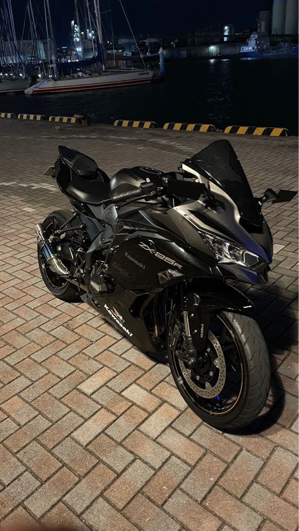 カワサキZX-25Rニンジャ250／400　semspeedステルスミラー左右黒