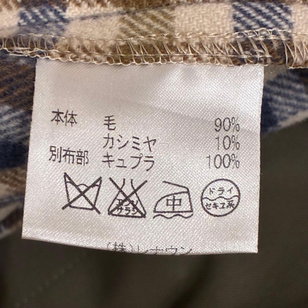 アクアスキュータム トレンチコート ライナー付 ベルト付 L〜XL相当 カーキ