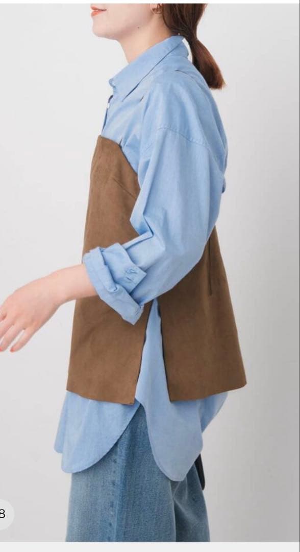 スピックアンドスパン　スエードキャミ　美品