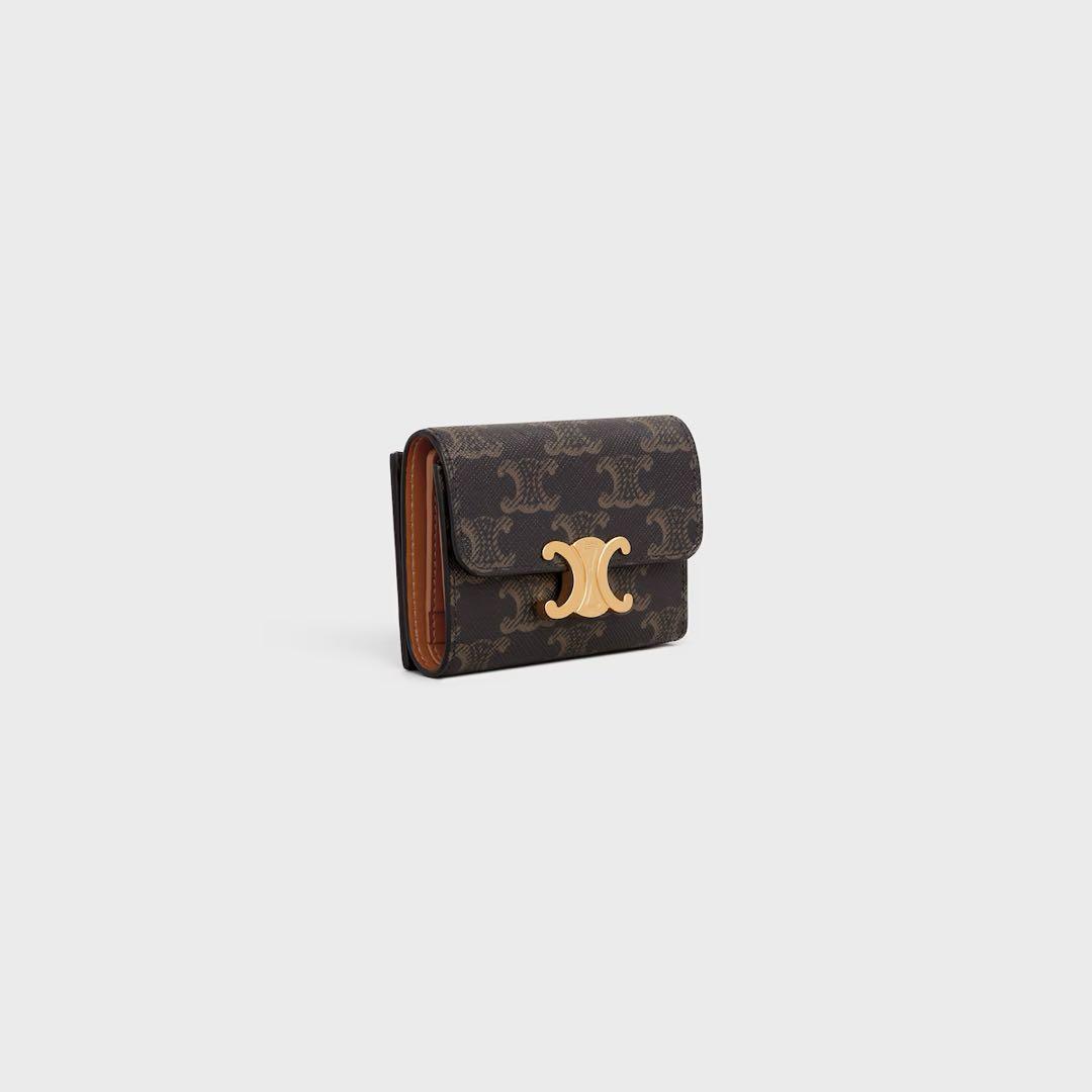 CELINE 三つ折りミニ財布　トリオンフ