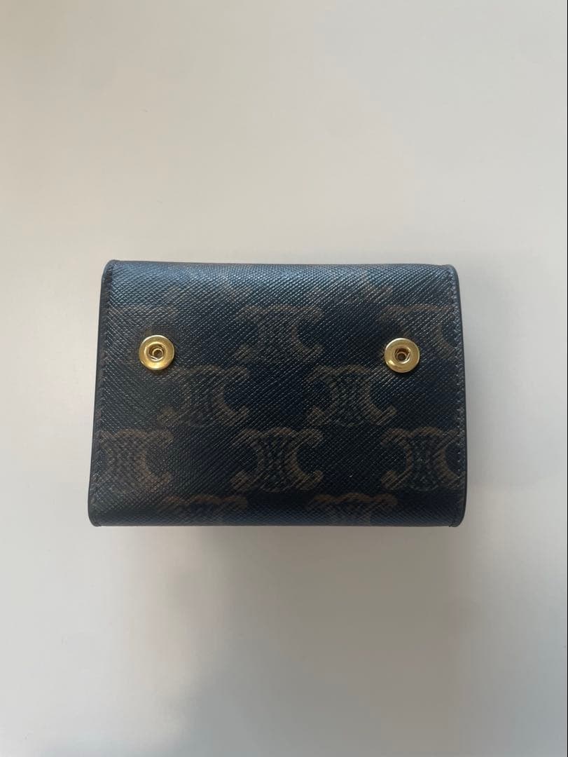 CELINE 三つ折りミニ財布　トリオンフ