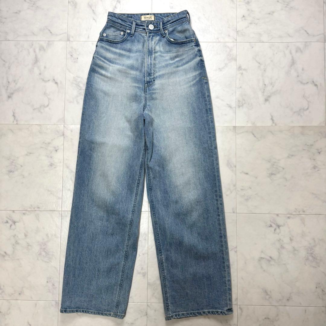 【ほぼ新品】 YANUK JOAN IENA別注 ルーズストレート 22