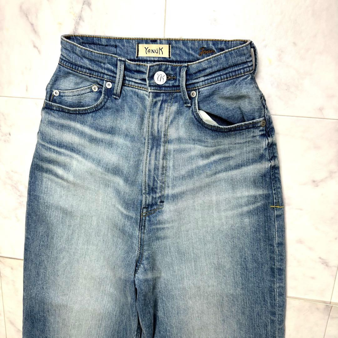 【ほぼ新品】 YANUK JOAN IENA別注 ルーズストレート 22