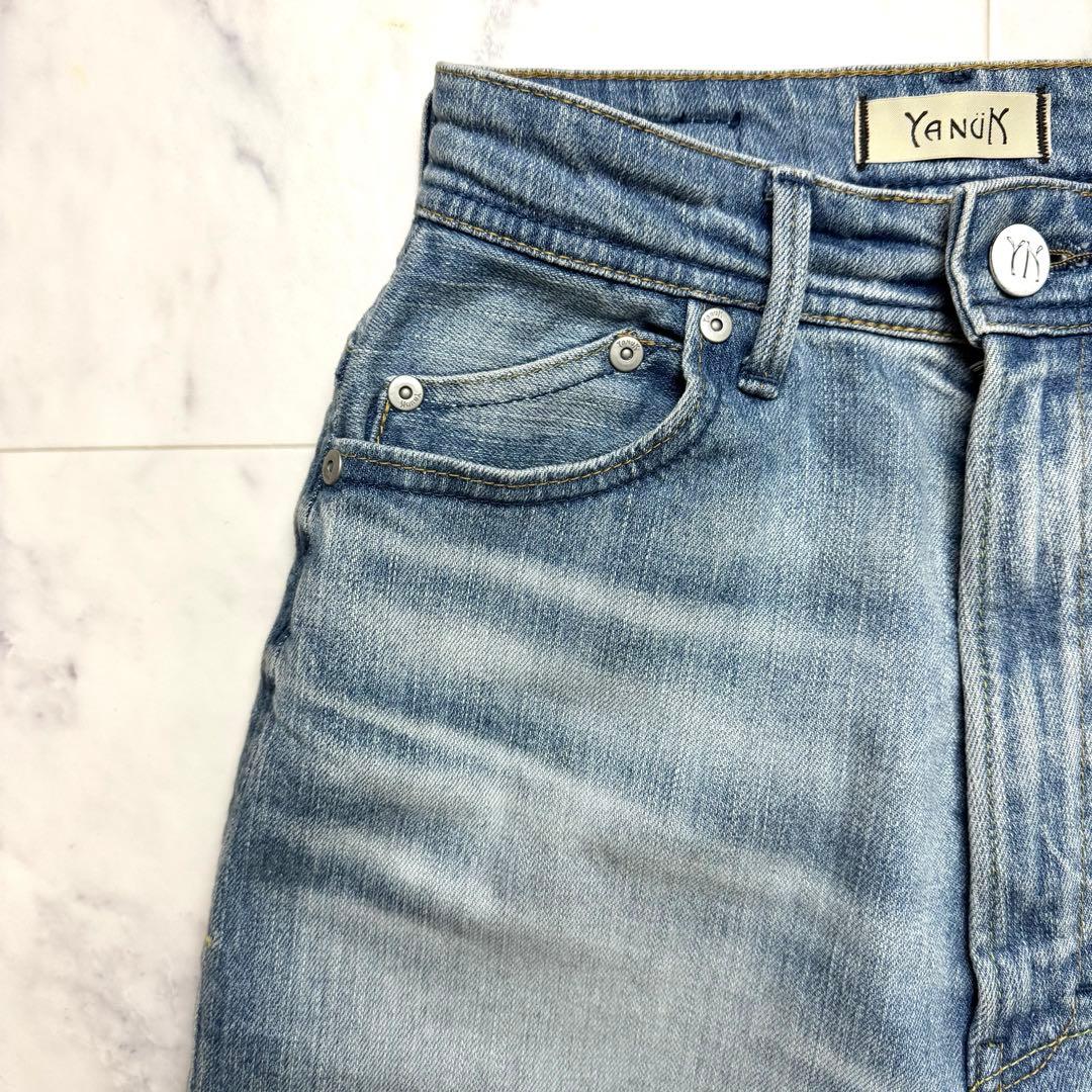 【ほぼ新品】 YANUK JOAN IENA別注 ルーズストレート 22