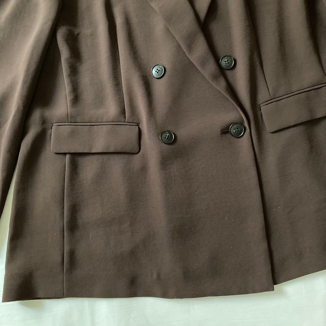 【未使用】24SS INDIVI 15号 3L 薄手 ダブルジャケット UV