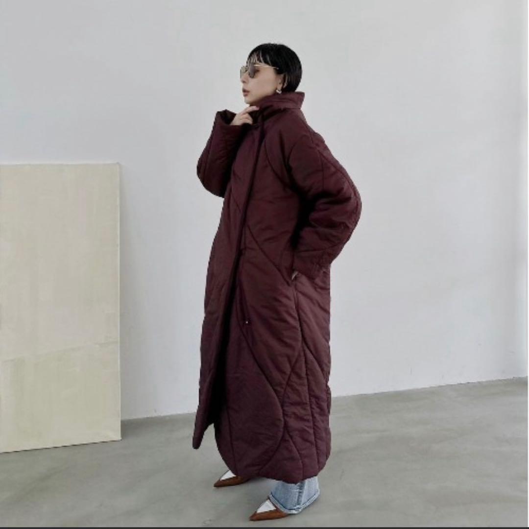 ジャケット・アウター AMERI WAVE STITCH HEAT POLAK LONG COAT
