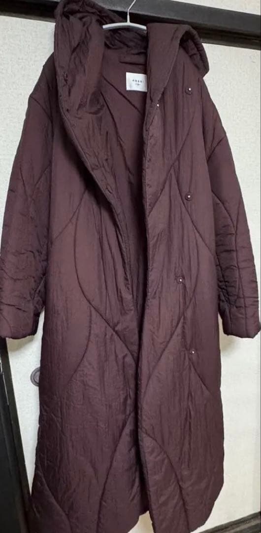 ジャケット・アウター AMERI WAVE STITCH HEAT POLAK LONG COAT