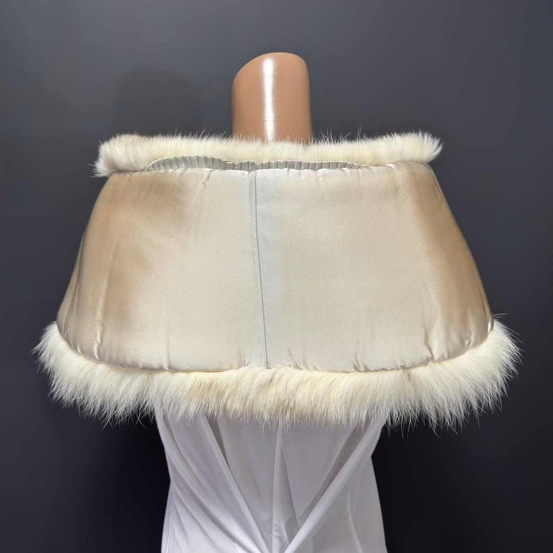 【美淡】SAGA FOX サガフォックス ショール ブルーフォックス 淡雪 気品