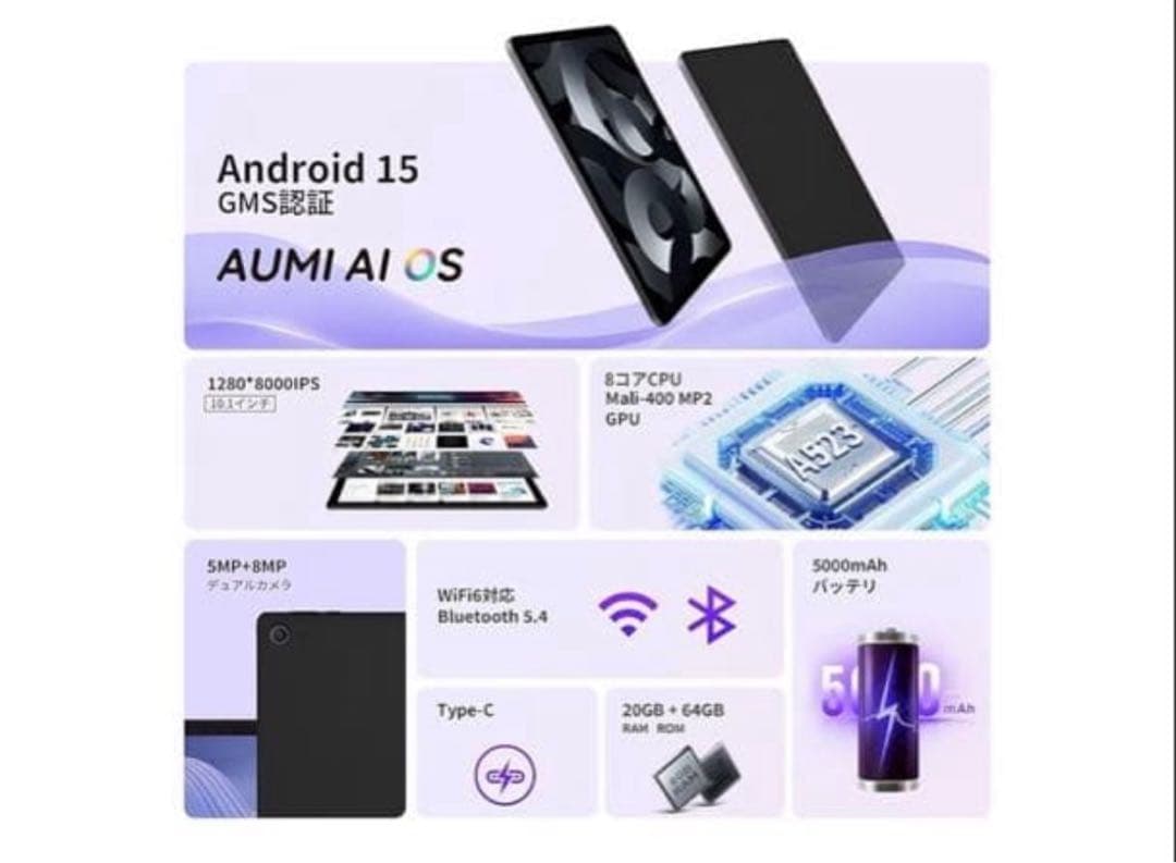 【新品未開封】FUNSEDY タブレット android 15