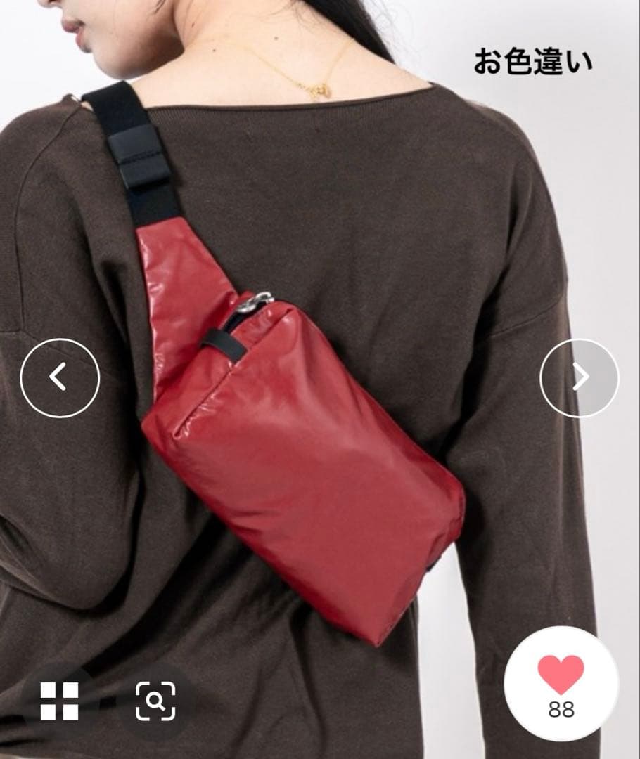 Jack Gomme ボディバッグ LIGHT LINE \"BLOOM\"