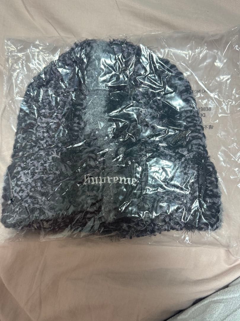 INSLE STRIPE BEANIE 黒