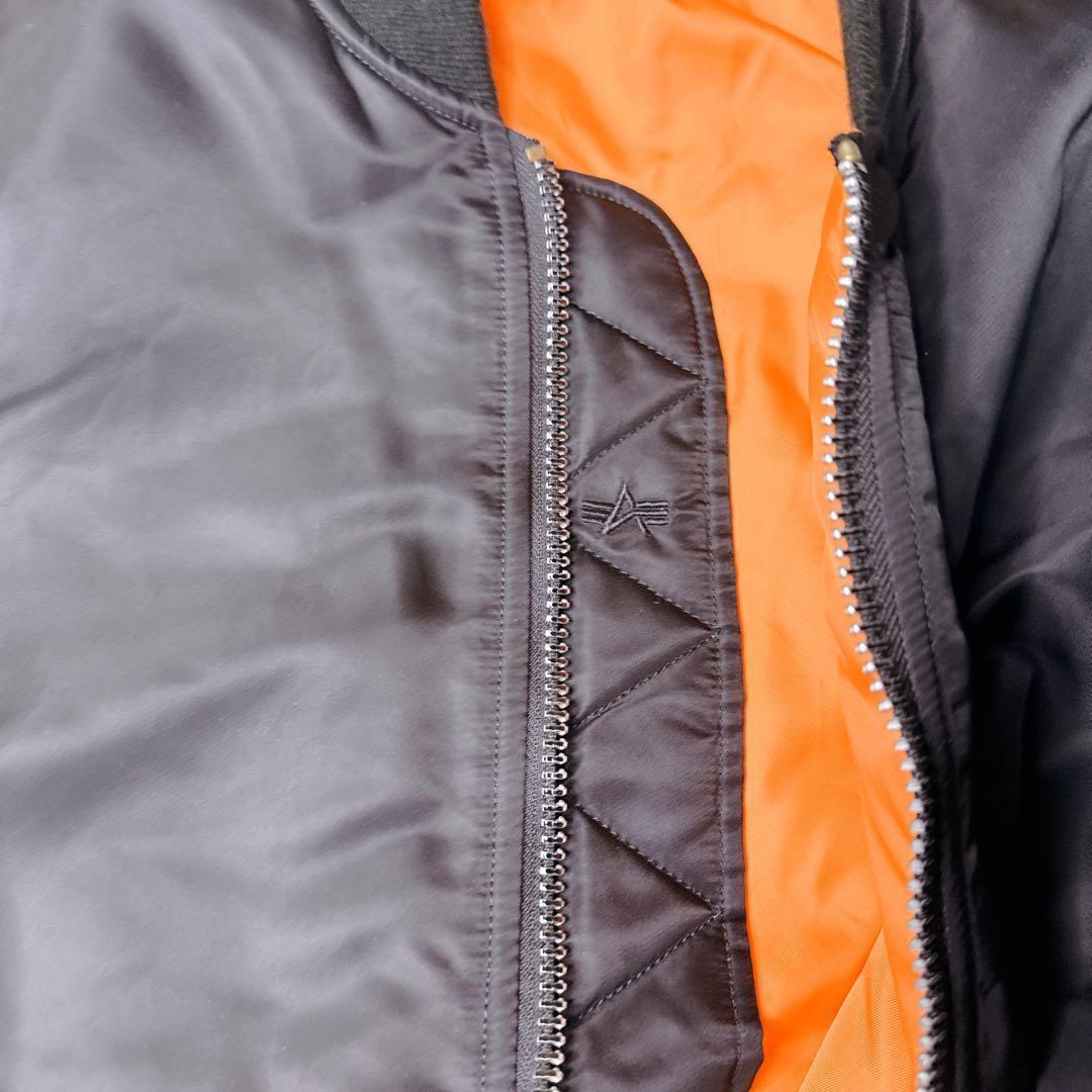 ✨美品✨ アルファ MA-1 フライトジャケット 黒 XL y2k 短丈