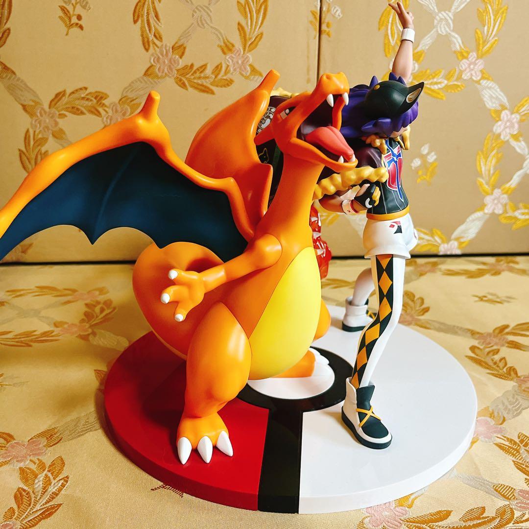 ポケモンセンター オリジナル フィギュア ダンデ & リザードン 箱付き