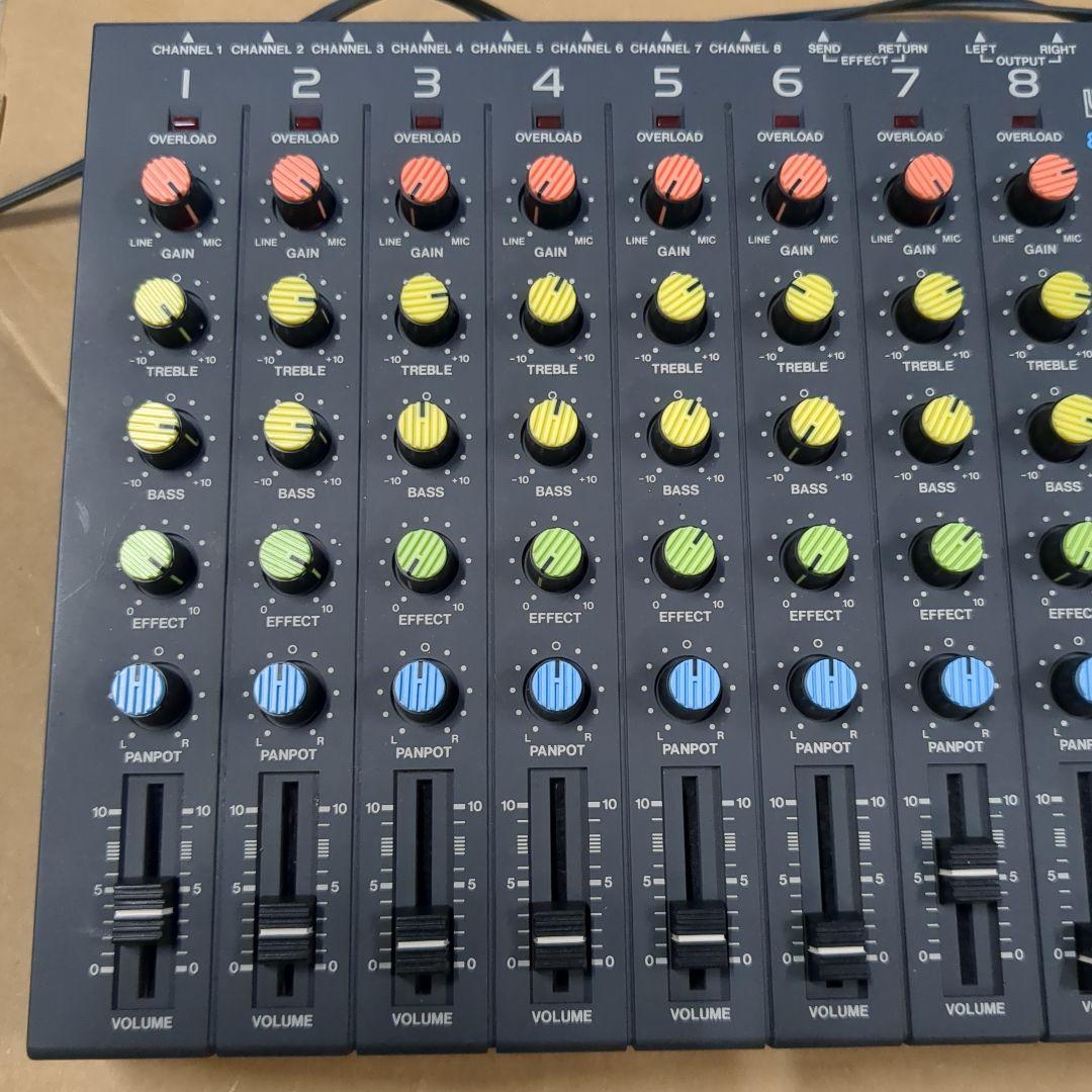 【BOSS 】☆『BX-800 』8チャンネル・アナログミキサー☆動作未確認品☆