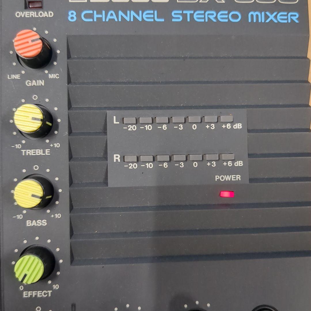 【BOSS 】☆『BX-800 』8チャンネル・アナログミキサー☆動作未確認品☆