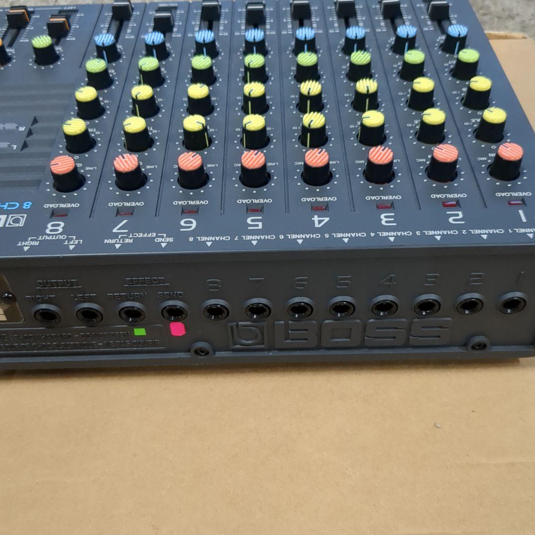 【BOSS 】☆『BX-800 』8チャンネル・アナログミキサー☆動作未確認品☆