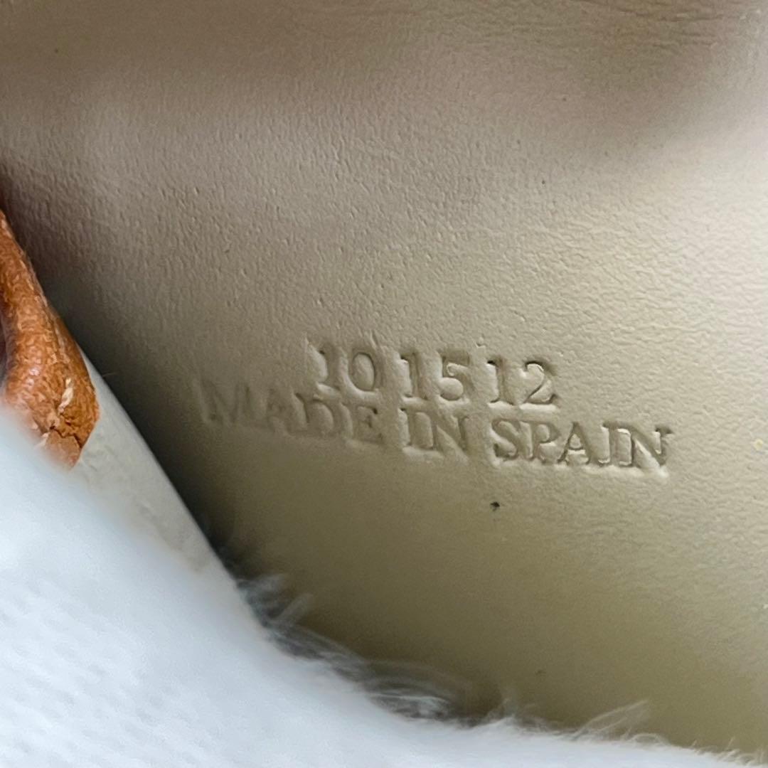 LOEWE 名刺入れ カードケース アナグラム ロゴ金具 ナッパレザー ブラウン