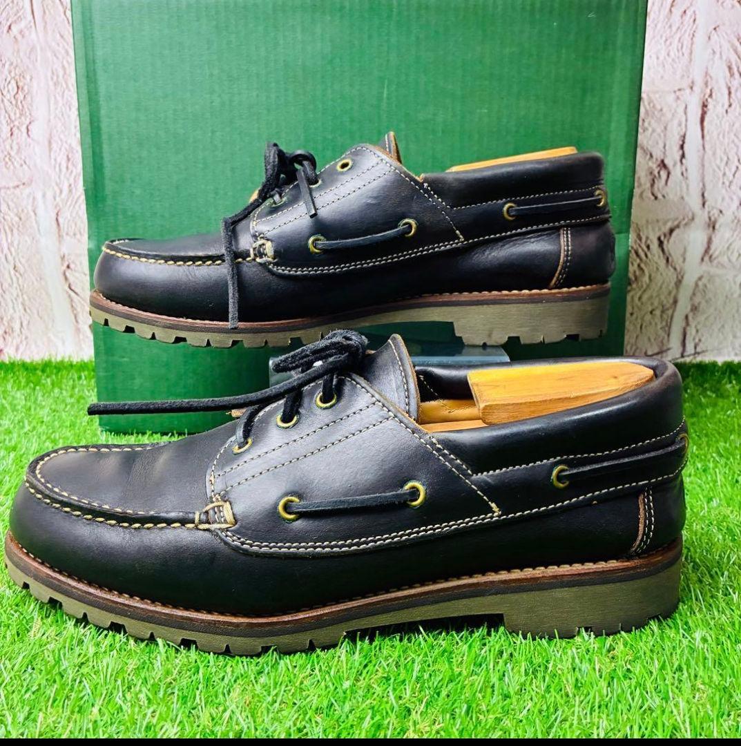 【極美品】danner 3eye デッキシューズ 厚底 本革 8½(26.5)