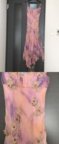 シルク刺繍ドレス