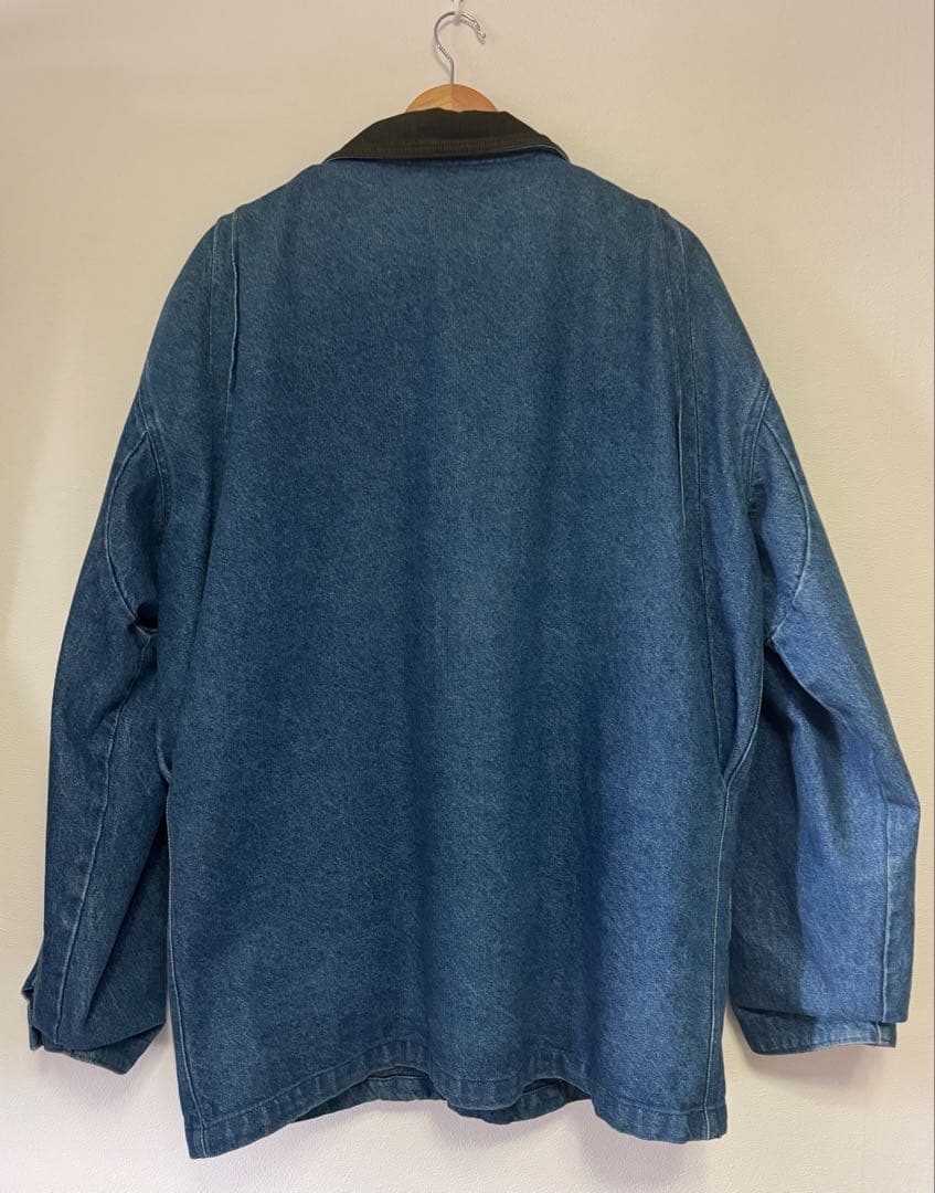 【L.L.Bean 】80s〜90s デニムカバーオール 【L】