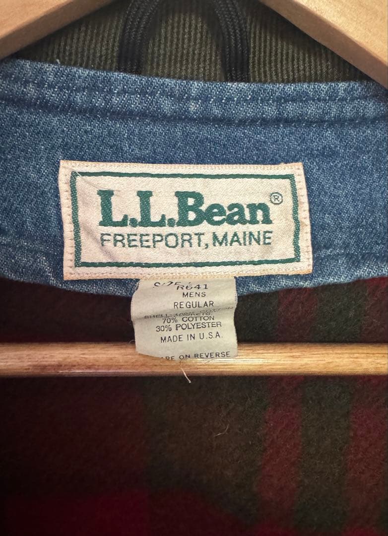【L.L.Bean 】80s〜90s デニムカバーオール 【L】
