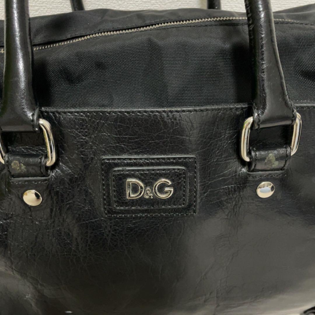 D&G ドルチェアンドガッバーナ ボストン バッグ 黒 メンズ ブラック