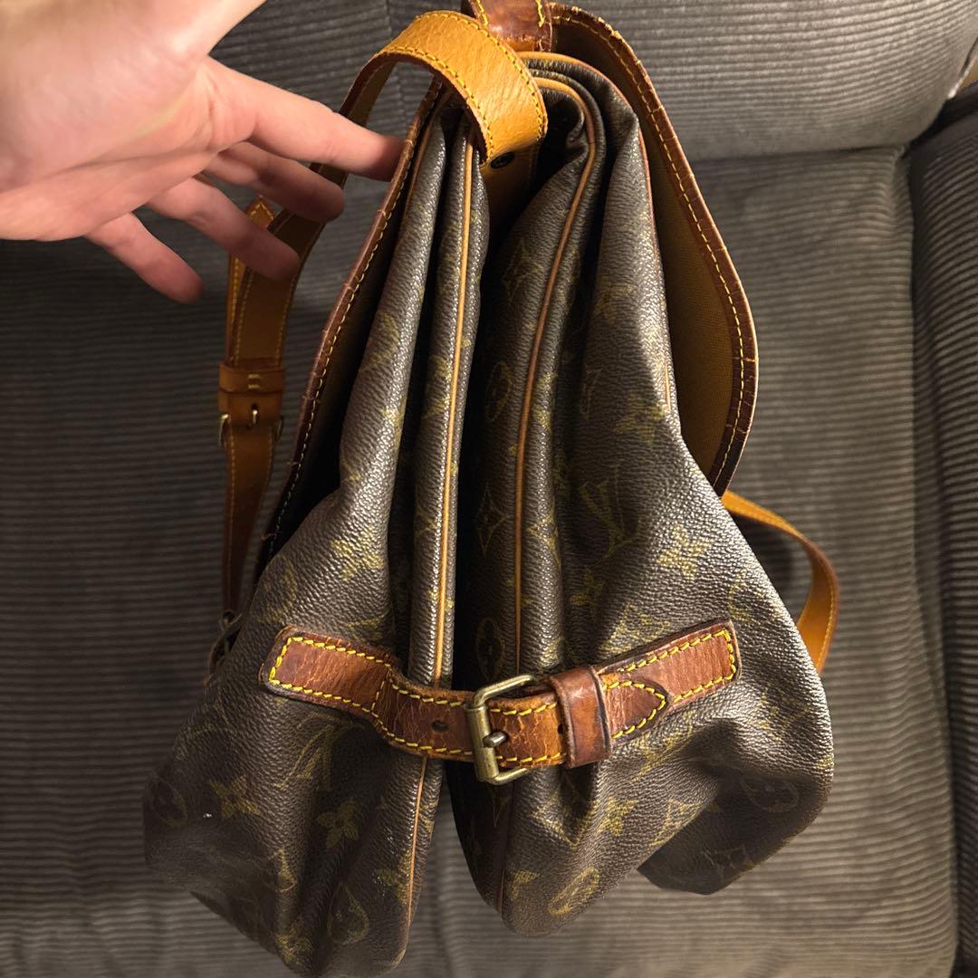 LOUIS VUITTON ソミュール 35 モノグラム メッセンジャーバッグ