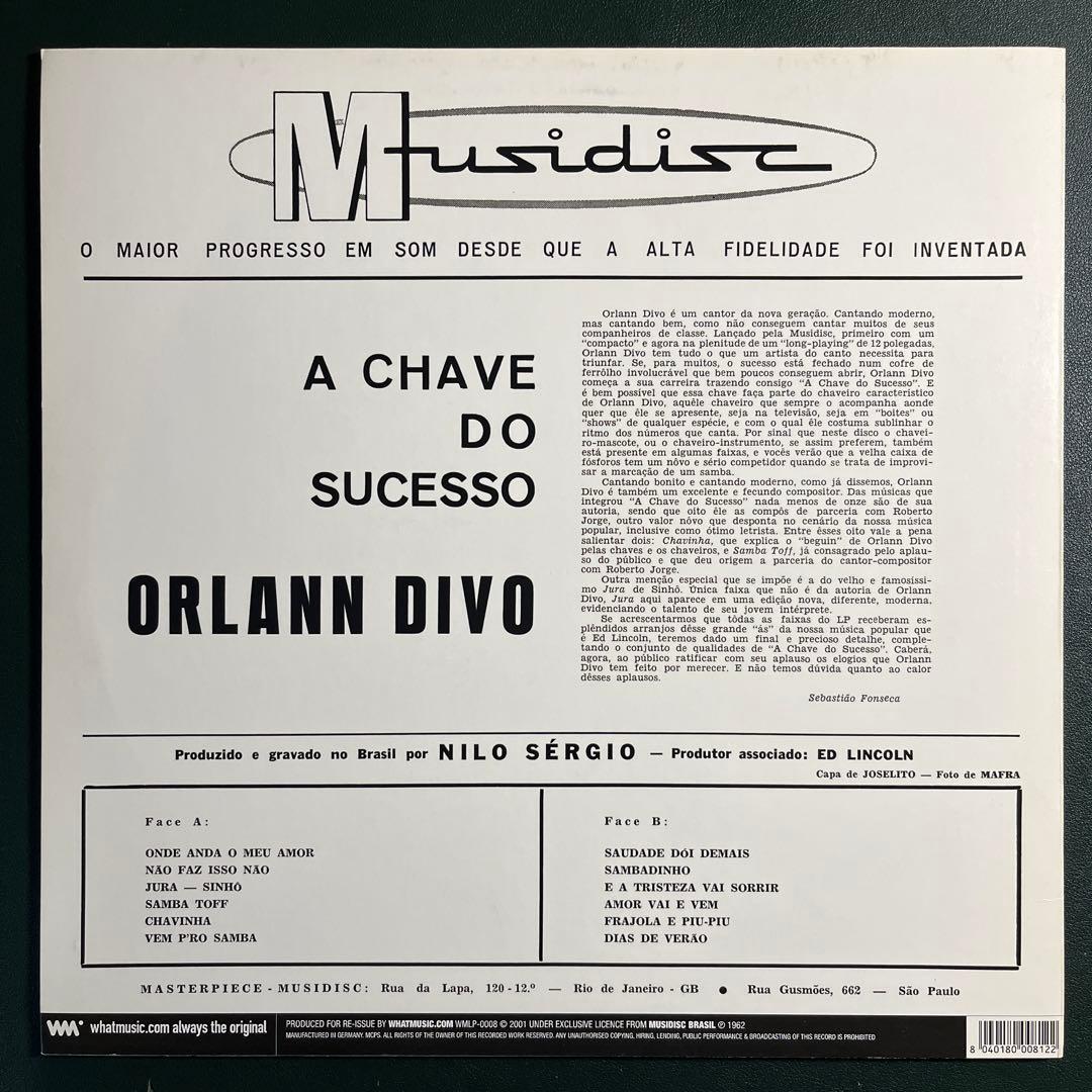 洋楽 Orlann Divo A Chave do Sucesso