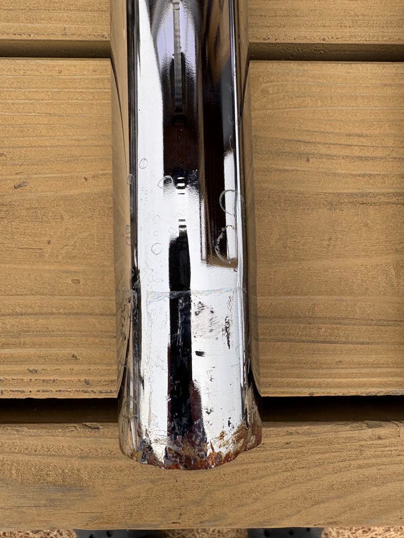 モーターステージ マフラー延長パイプ　350mm ハーレー