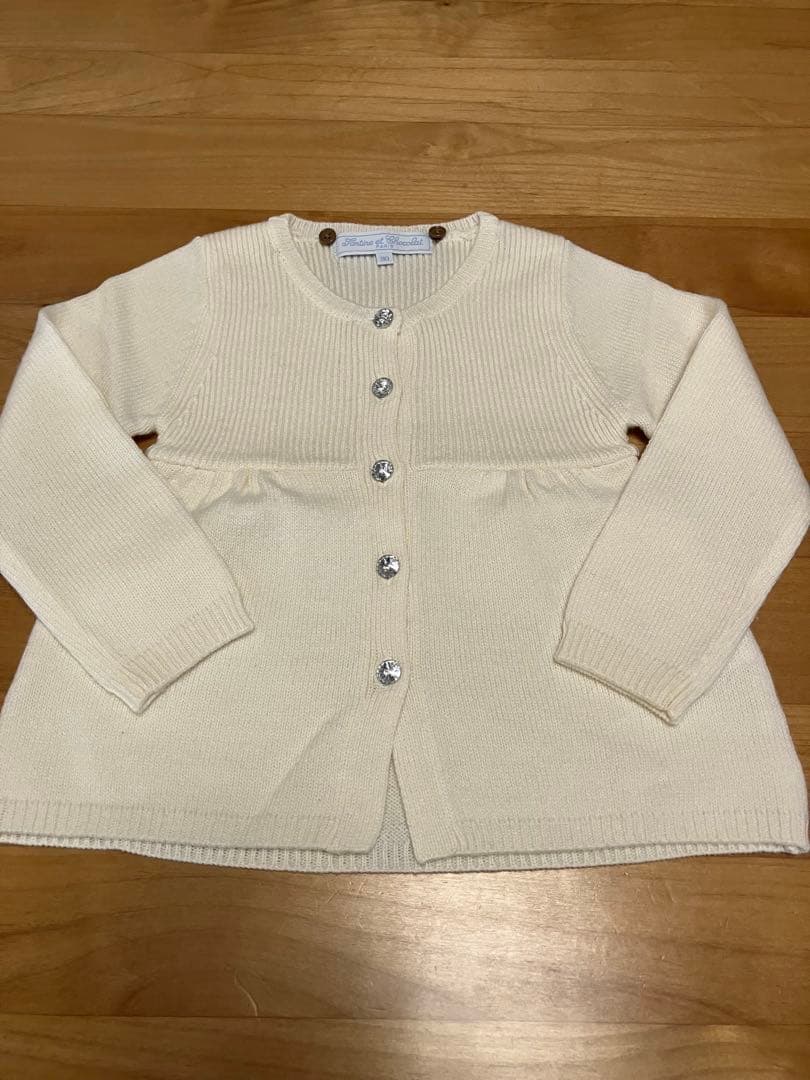 【miina】タルティーヌエショコラ　カーティガン/ワンピース　90サイズ