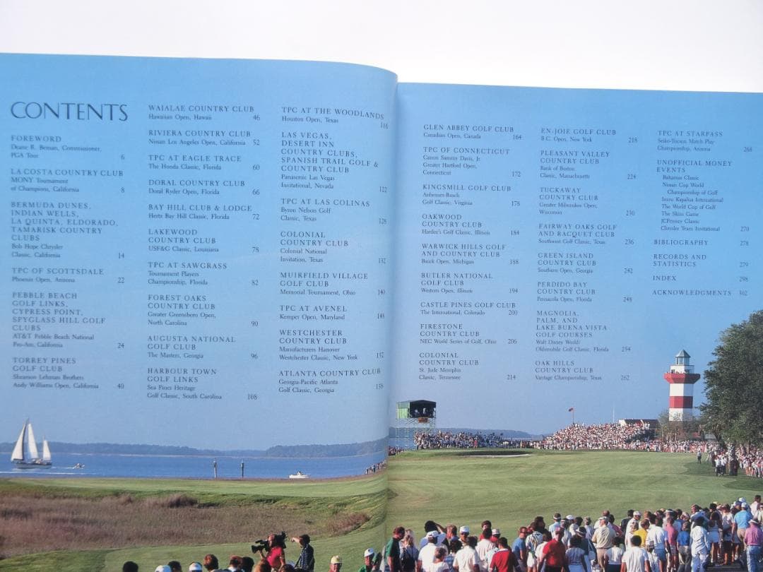 洋書◆PGAツアーのゴルフコース写真集 本 スポーツ