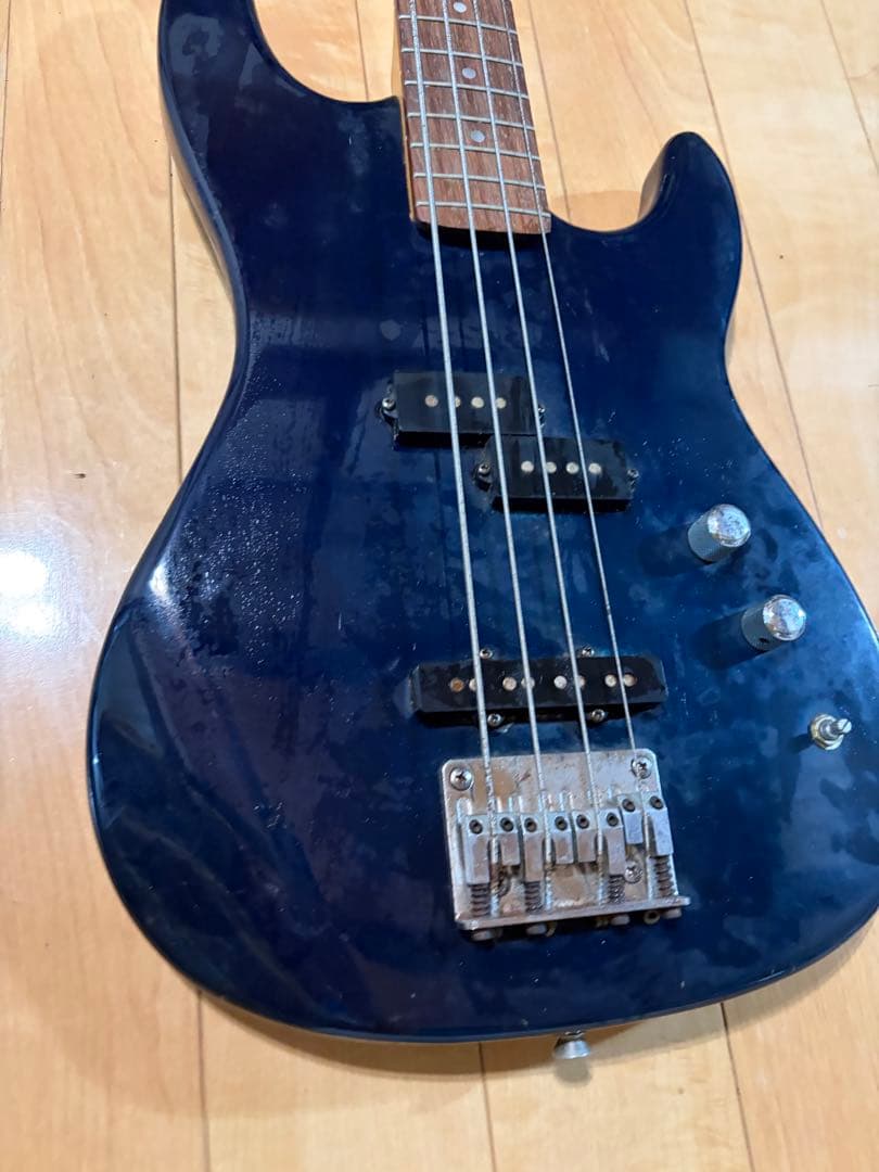 【送料込】BUSKER'S エレキベース ブラック 初心者用 ジャンク