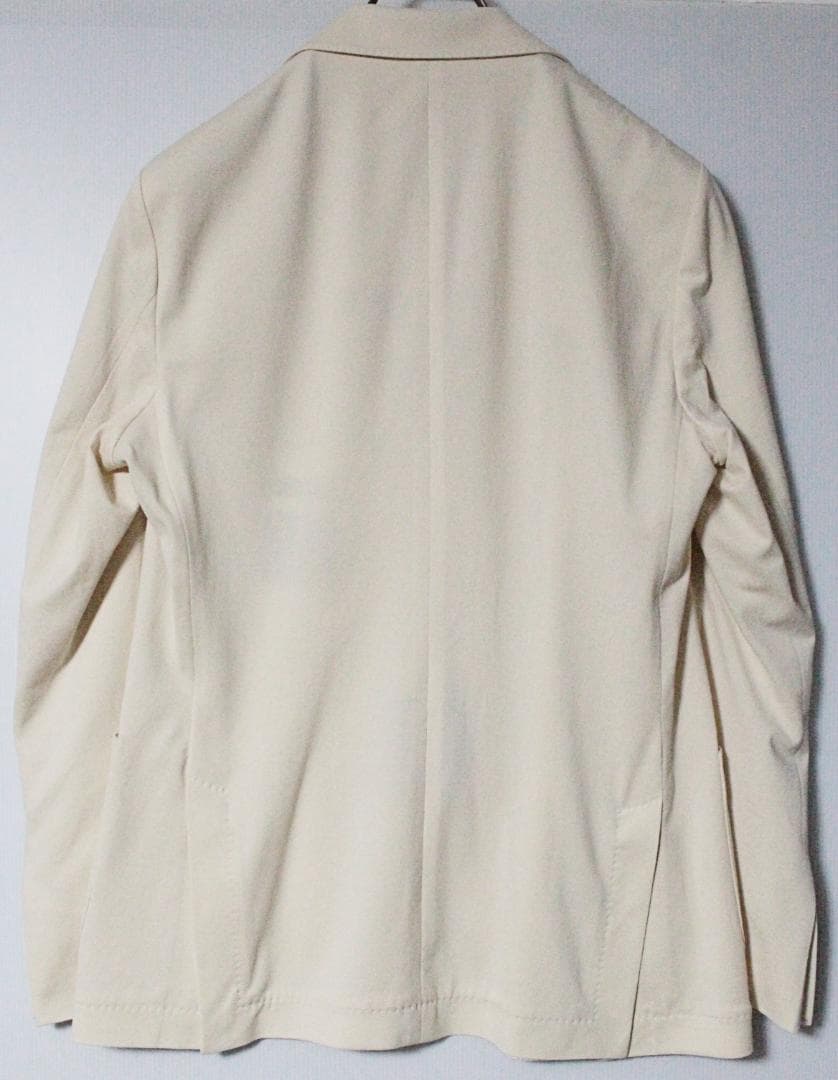 未使用 チルコロ1901 ストレッチ鹿の子 ジャケット 52（2XL）アイボリー