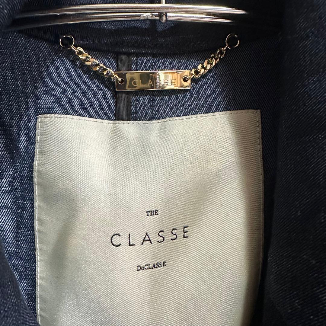 【DoCLASSE】ドゥクラッセドレスデニム　トレンチジレ　インディゴ　ザクラス