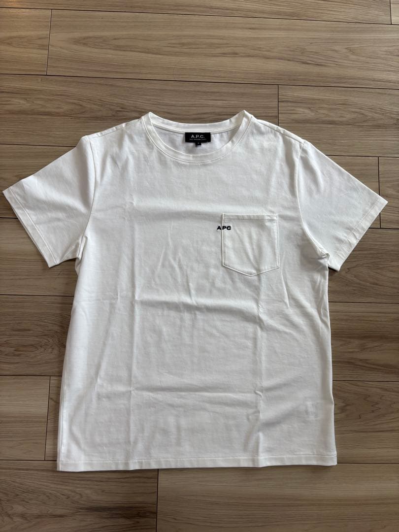 A.P.C. アーペーセー 半袖Tシャツ　ホワイト　メンズS・ユニセックス