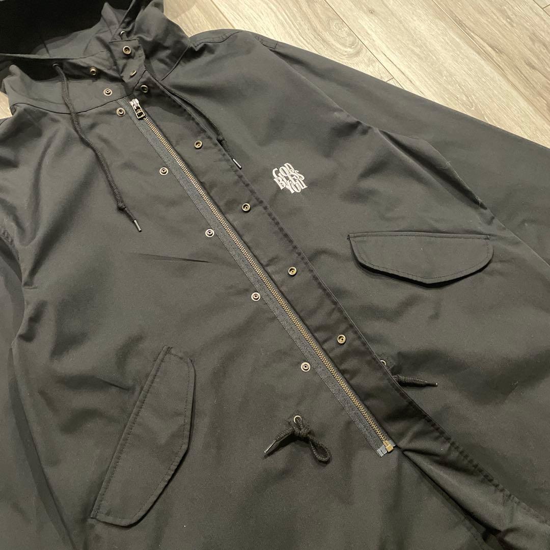 GOOD BLESS YOU モッズコート Lサイズ ブラック