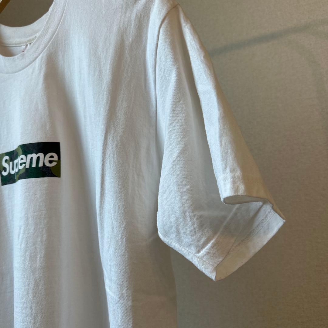 Supreme box logo tee White Ｌ