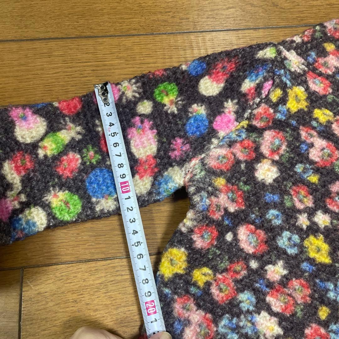 ぎゅぎゅ　トリコ コムデギャルソン 花柄ニットカーディガン