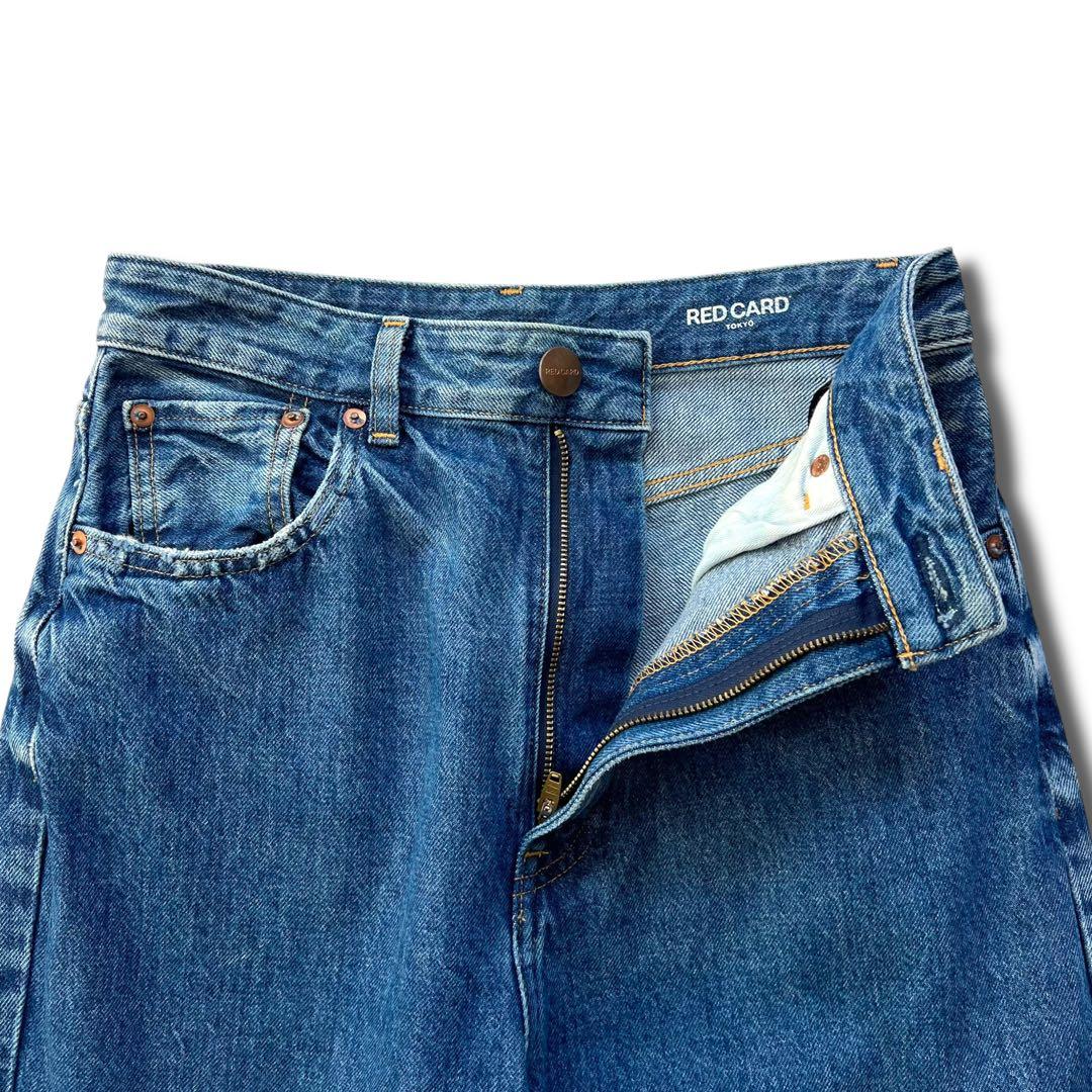 良品 RED CARD TOKYO Dakota ストレート デニム 2 ブルー
