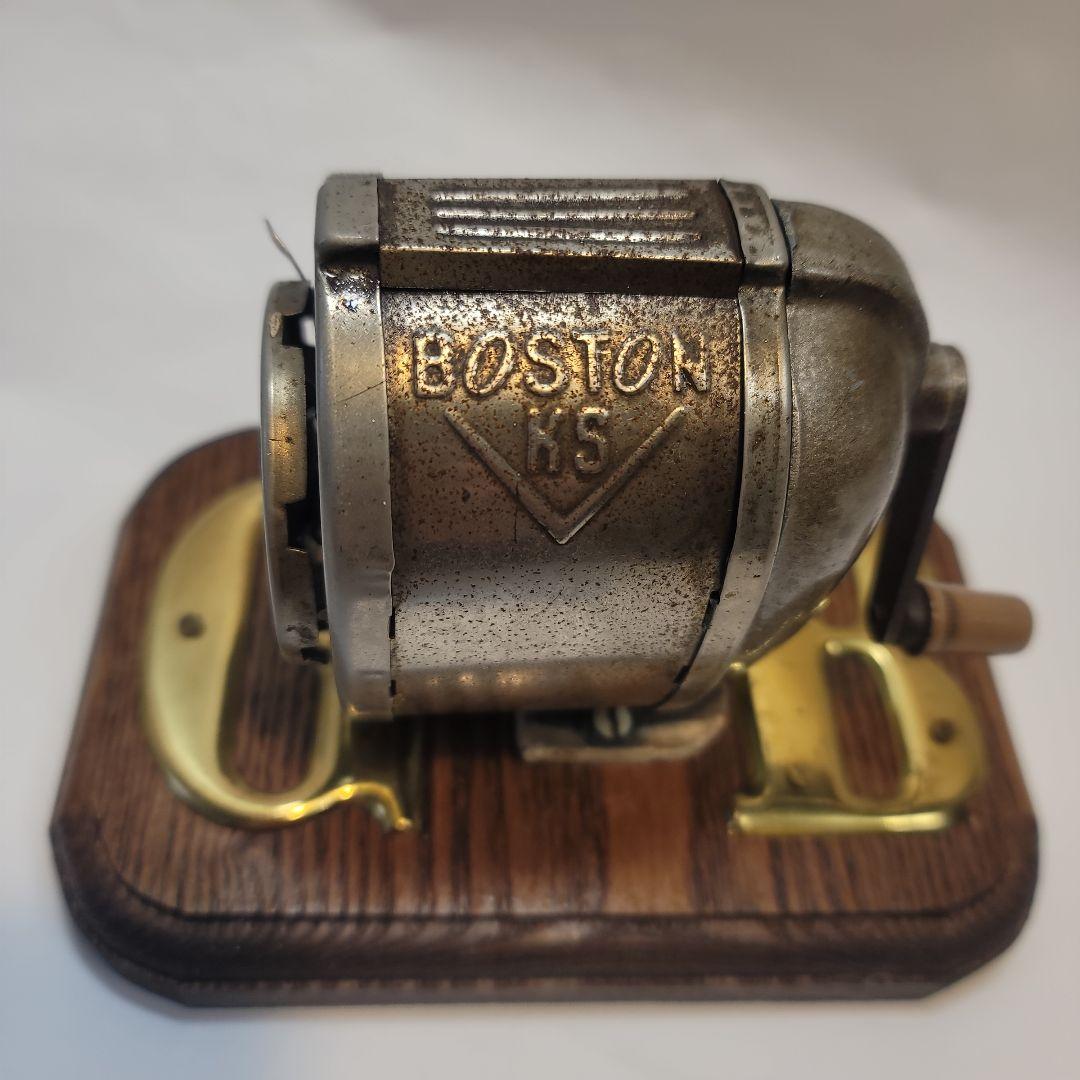 良品アメリカヴィンテージBOSTON pencil sharpener 鉛筆削り