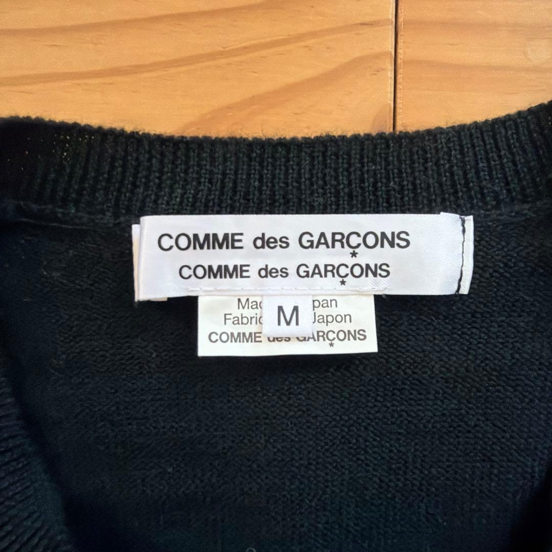 新品未使用　COMME des GARÇONS コムコム　フリルカーディガン　M