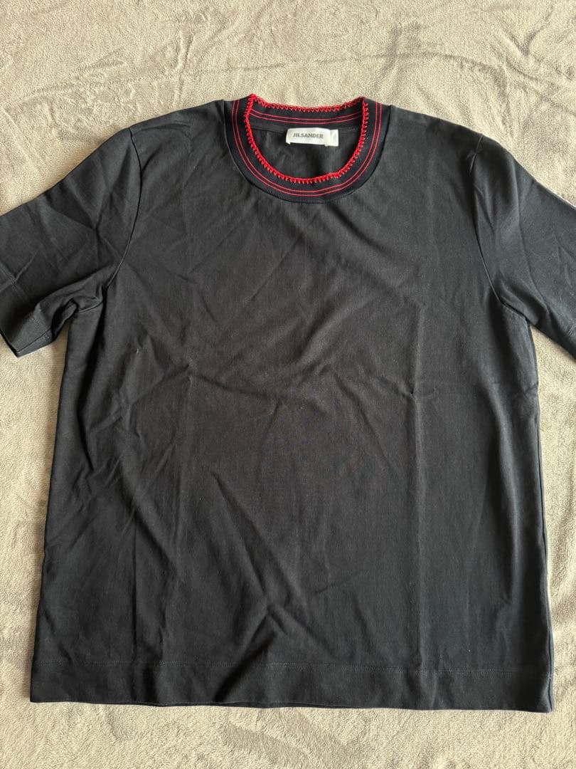 JIL SANDER 刺繍デザインTシャツ　XL イタリア製