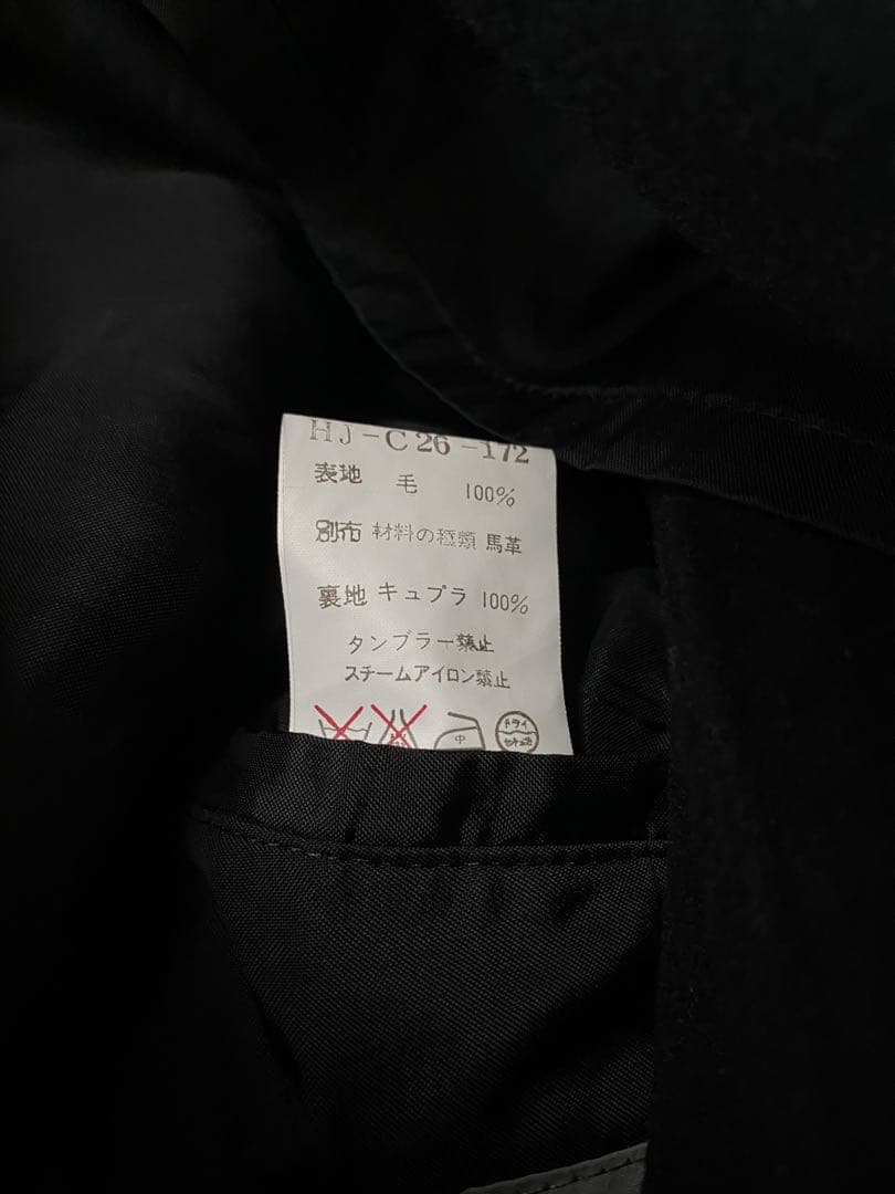 Yohji Yamoto Pour Homme モッズコート 04AW ブラック