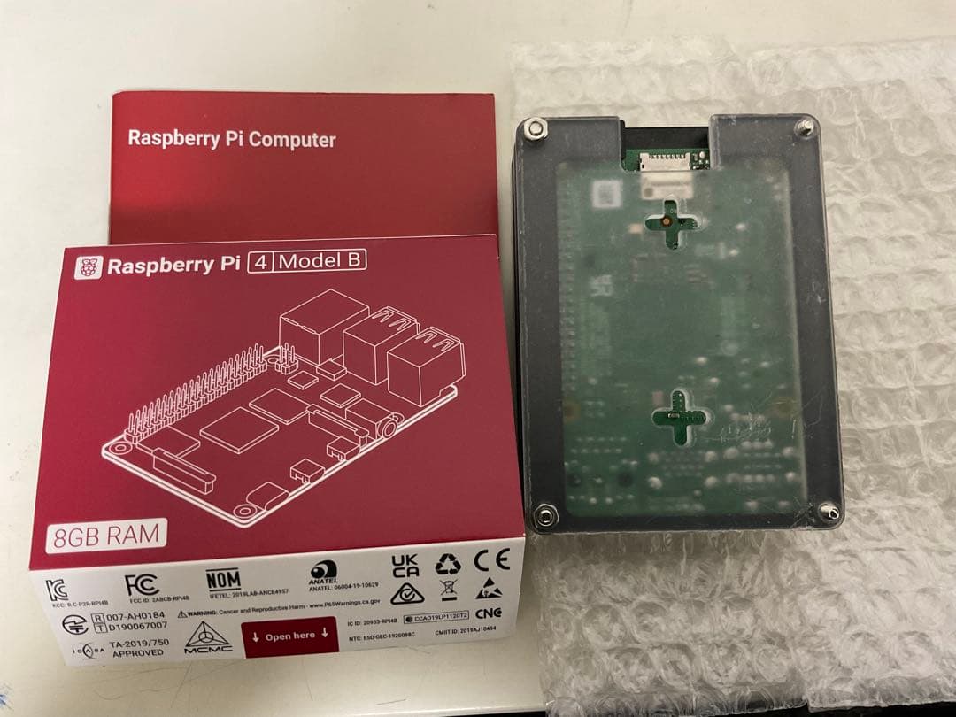 Raspberry Pi 4 Model B 8GB ケース・5V/3A電源付き
