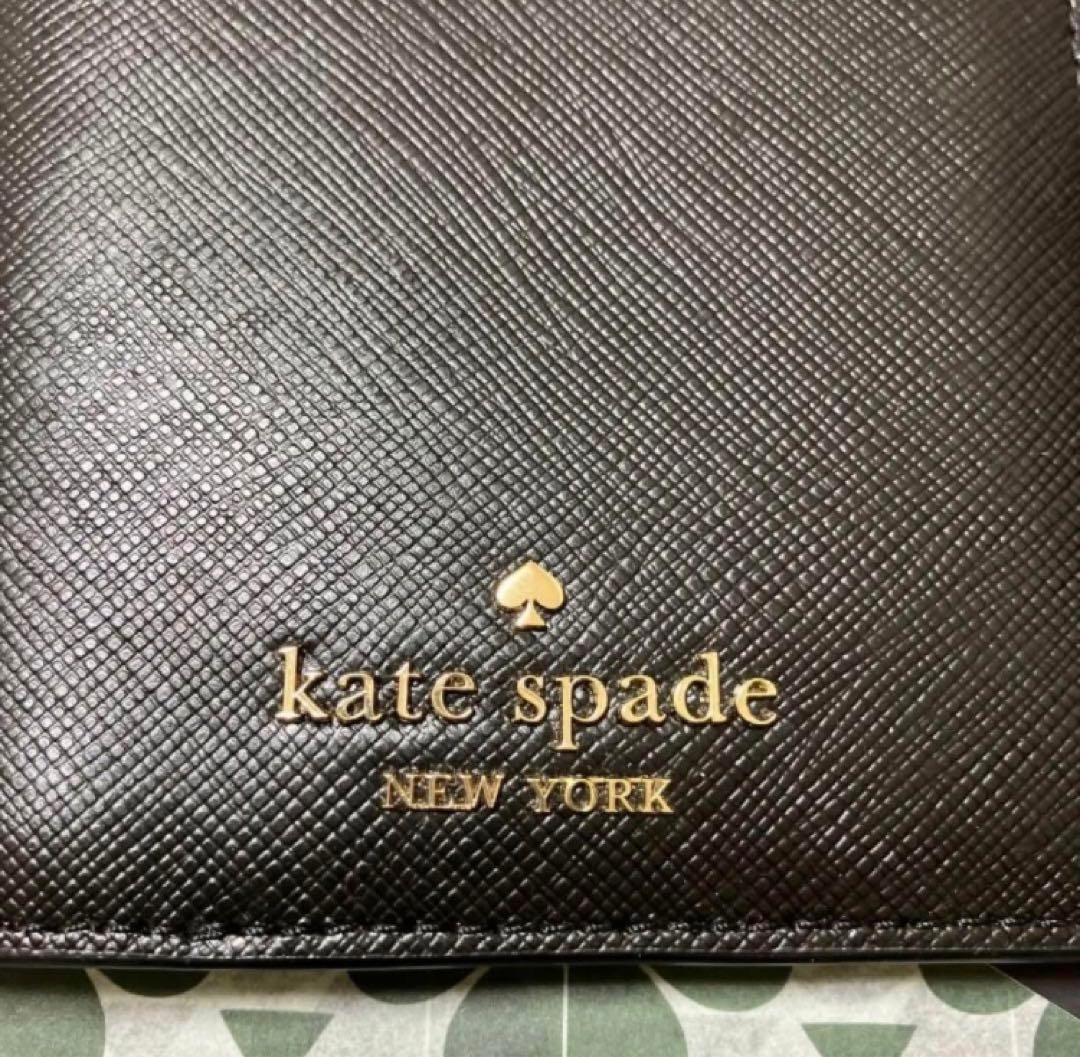 新品　kate spade NEWYORK パスポートケース　ブラック
