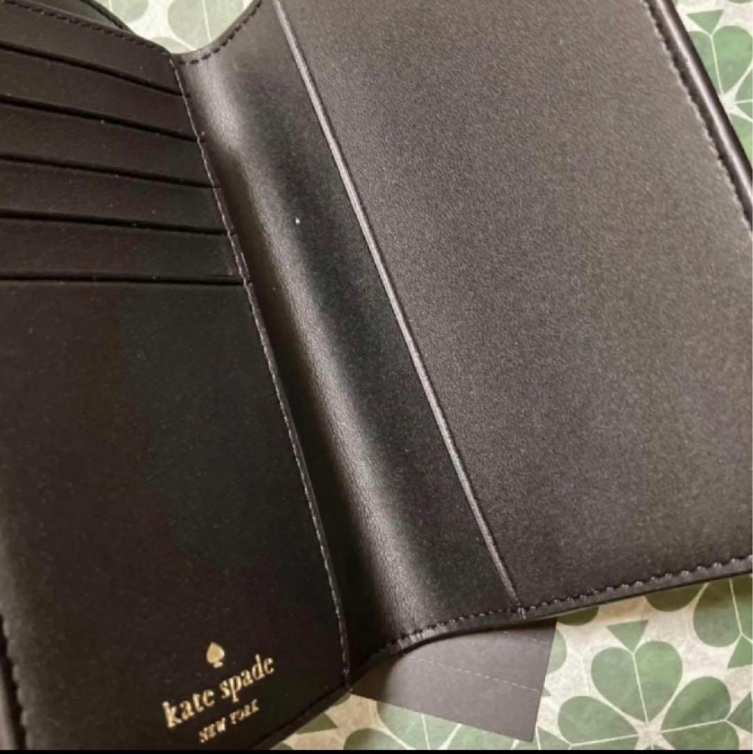 新品　kate spade NEWYORK パスポートケース　ブラック