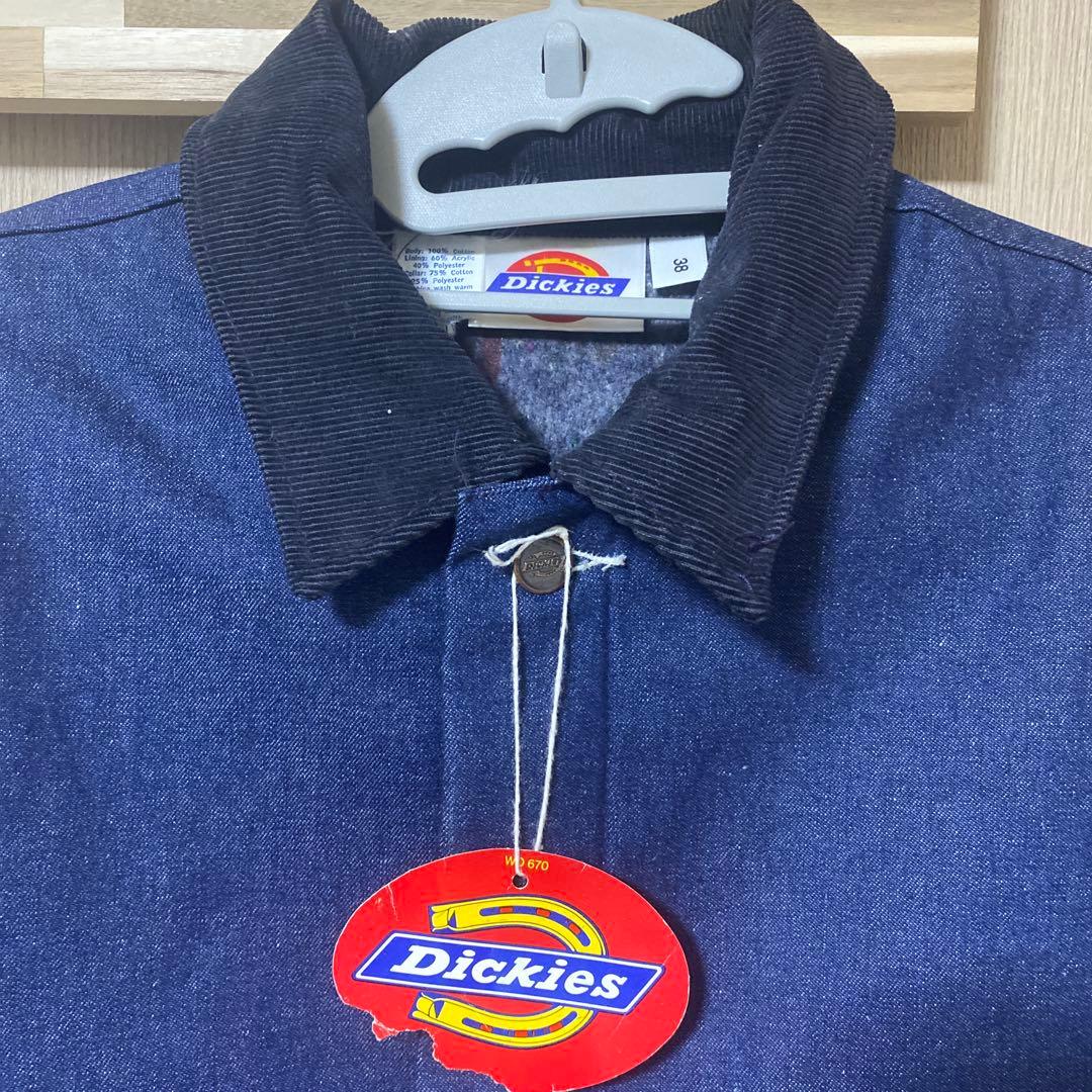 デッドストック Dickies ネイビー カバーオール 38